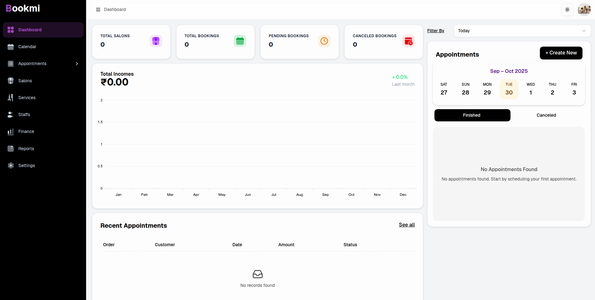 Smart Dashboard Interface